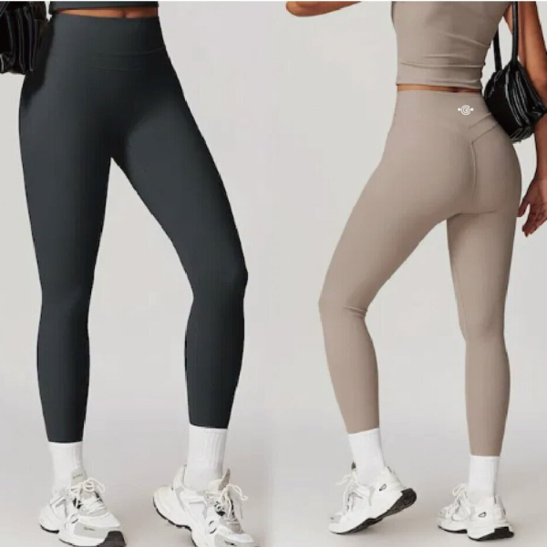 Yoga Black & Brown Pants
